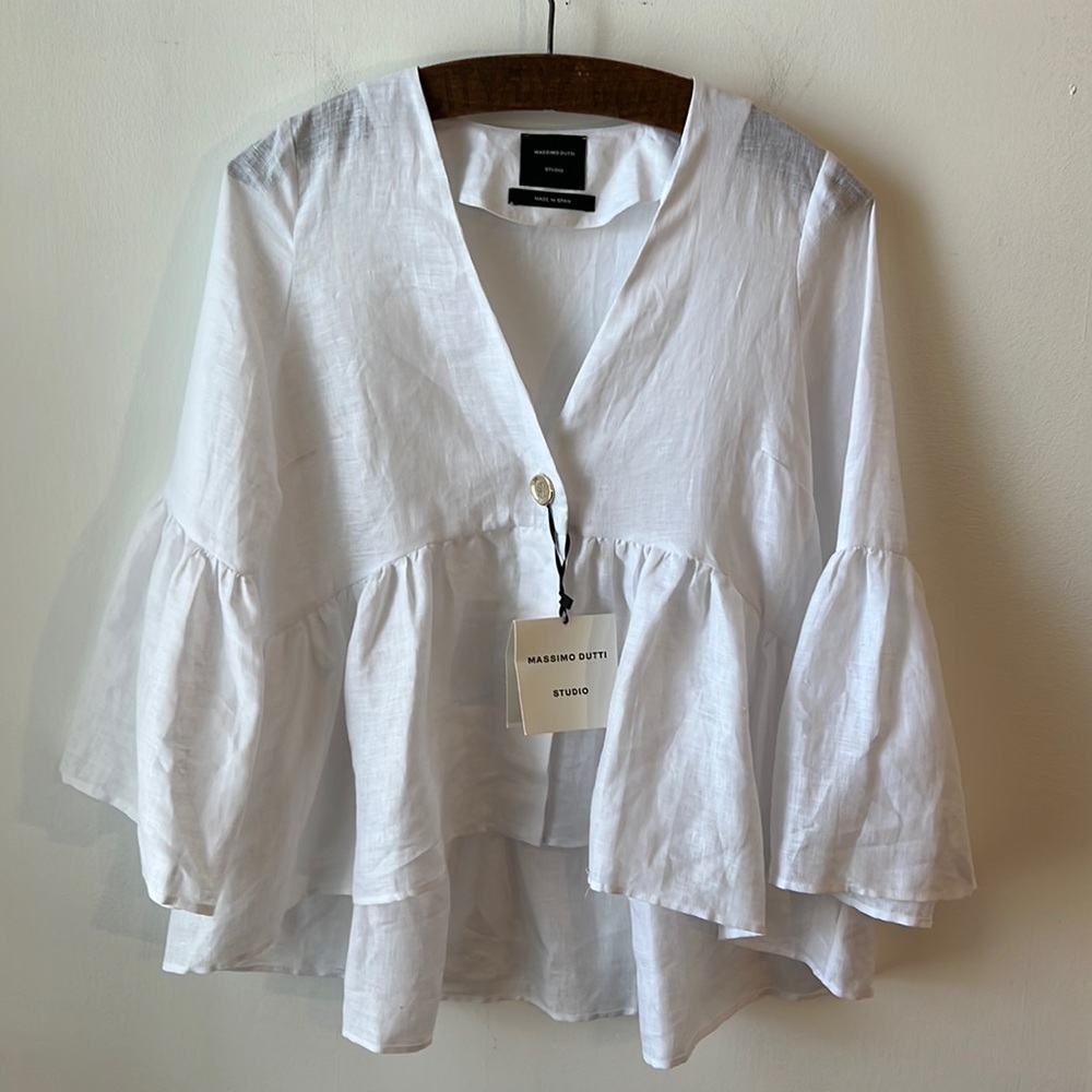 Massimo Dutti White Blouse